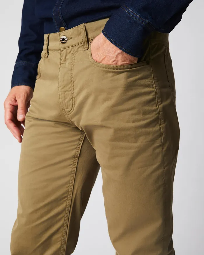Men Bottoms Billy Reid 5 Pocket Pant Moss Green