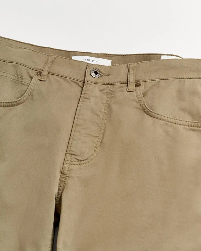 Men Bottoms Billy Reid 5 Pocket Pant Moss Green