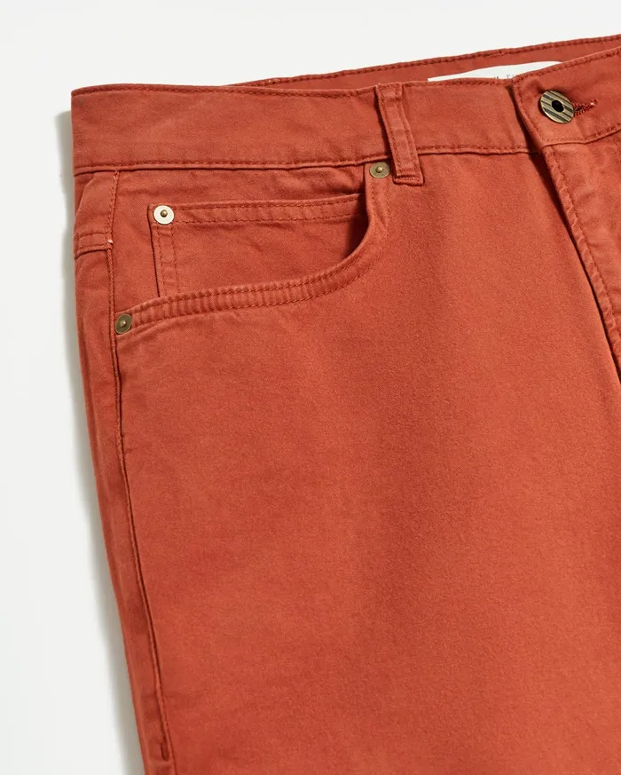 Men Bottoms Billy Reid 5 Pocket Pant Rust Red
