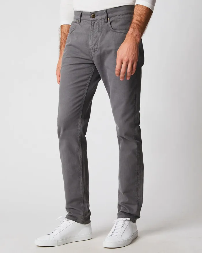 Men Bottoms Billy Reid Bedford 5 Pocket Pant Steel
