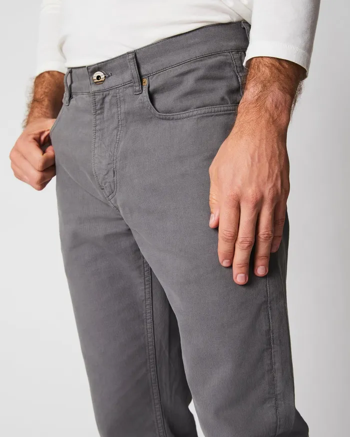 Men Bottoms Billy Reid Bedford 5 Pocket Pant Steel