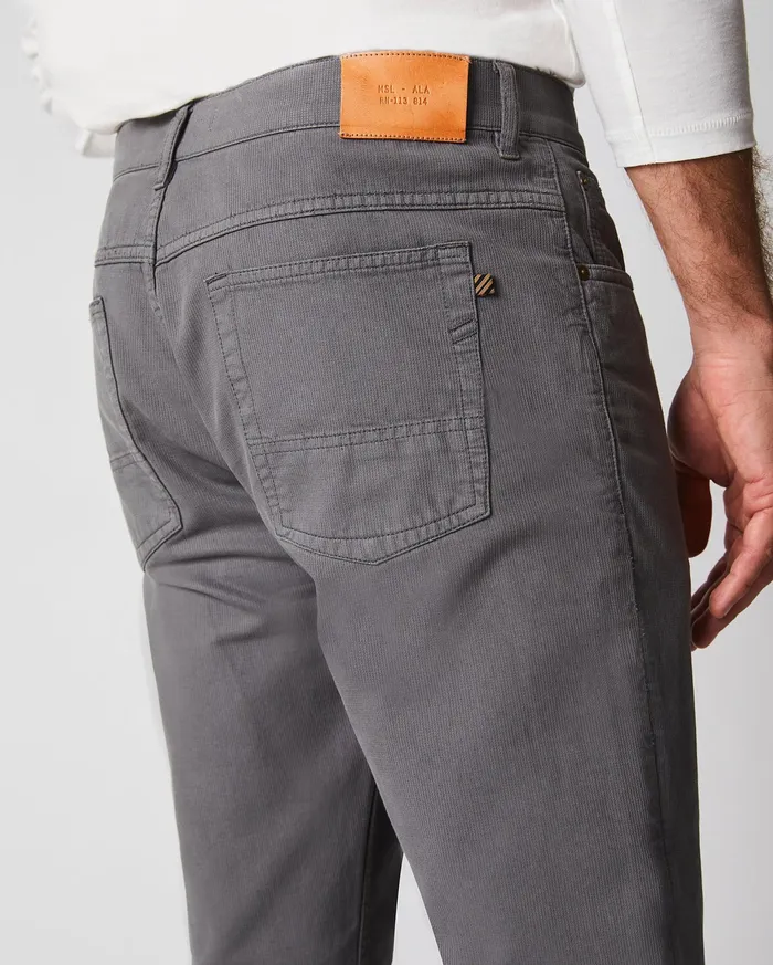 Men Bottoms Billy Reid Bedford 5 Pocket Pant Steel