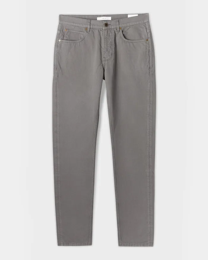 Men Bottoms Billy Reid Bedford 5 Pocket Pant Steel
