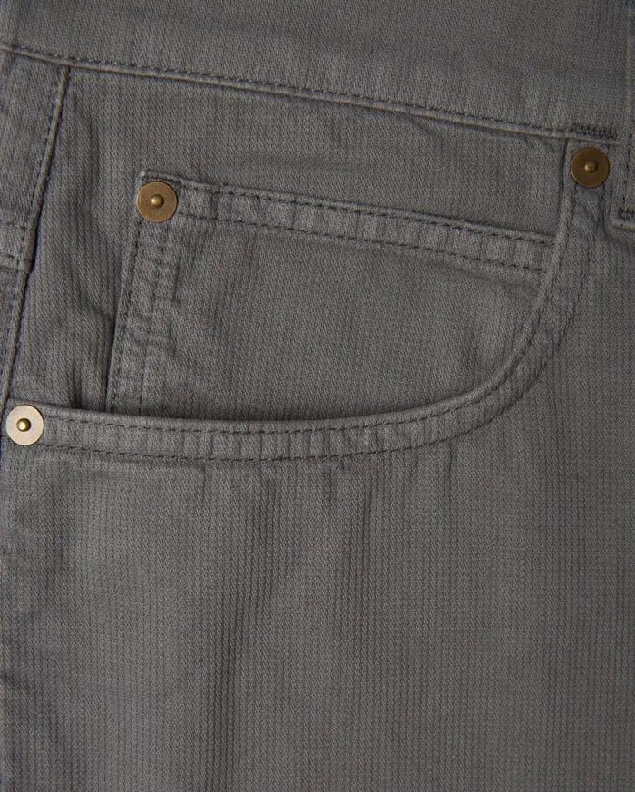 Men Bottoms Billy Reid Bedford 5 Pocket Pant Steel