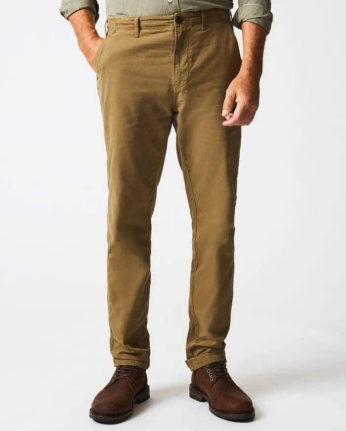 Men Bottoms Billy Reid Canvas Chino Pant Moss Green