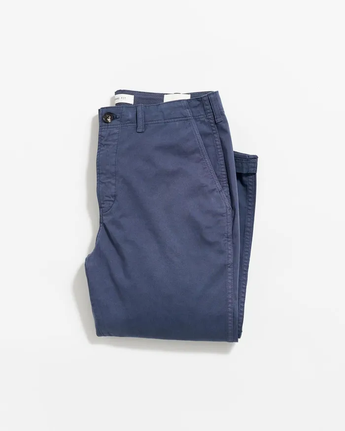 Men Bottoms Billy Reid Chino Pant Carbon Blue