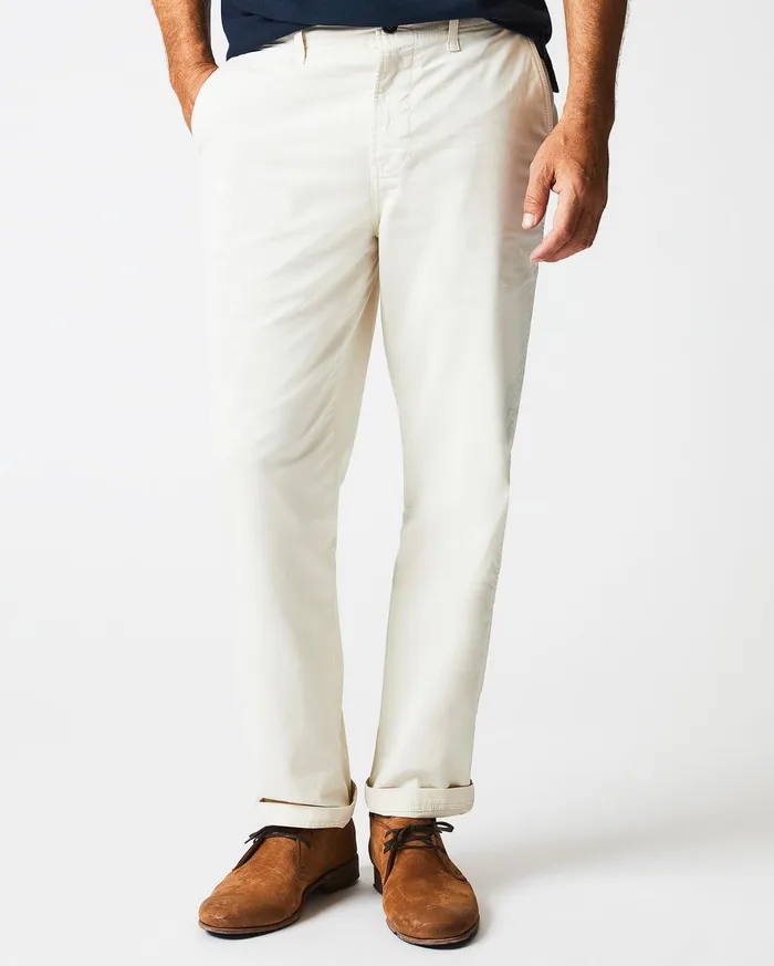 Men Bottoms Billy Reid Chino Pant Eggshell