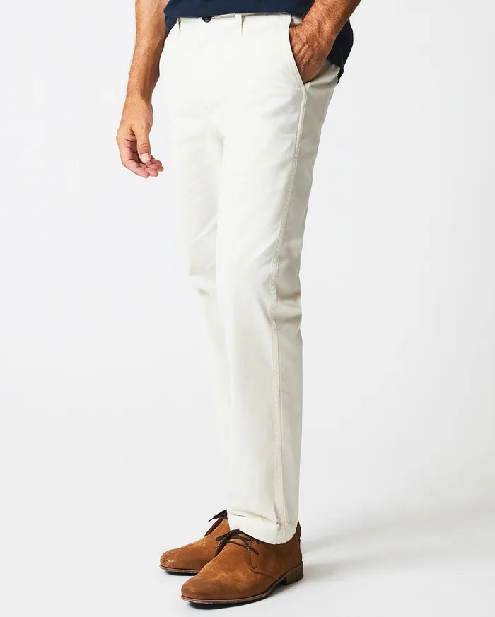 Men Bottoms Billy Reid Chino Pant Eggshell