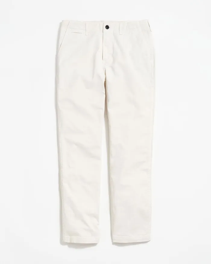Men Bottoms Billy Reid Chino Pant Eggshell
