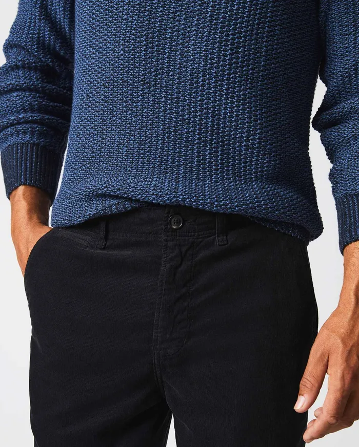 Men Bottoms Billy Reid Cord Chino Pant Black