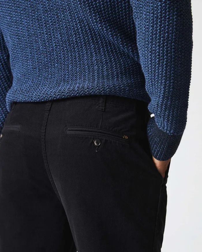 Men Bottoms Billy Reid Cord Chino Pant Black