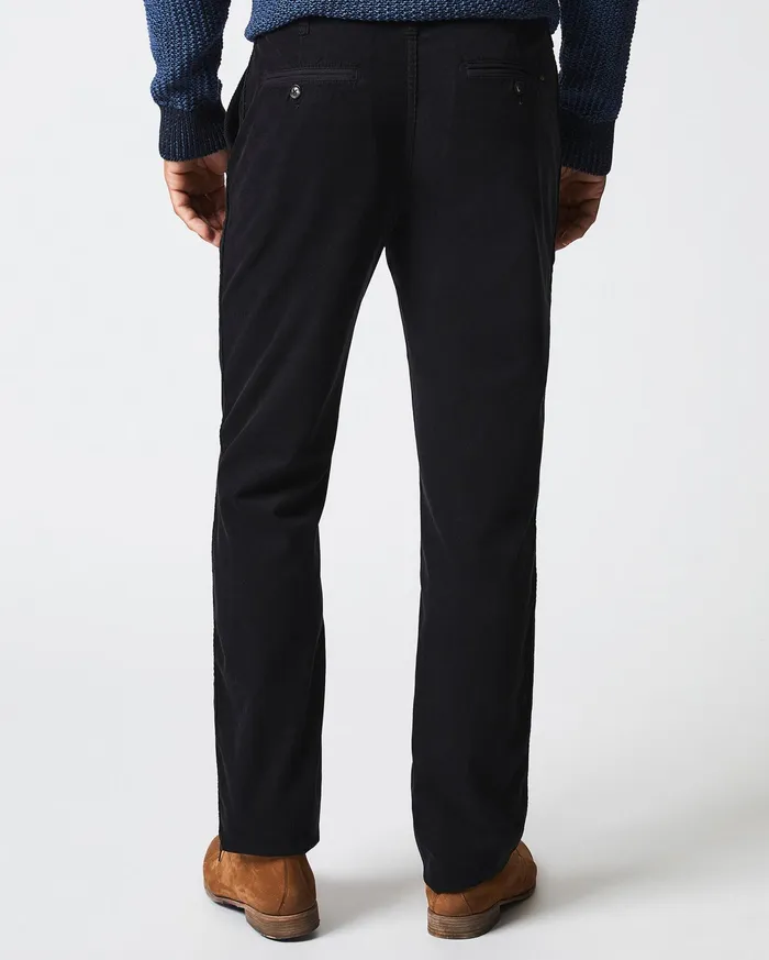 Men Bottoms Billy Reid Cord Chino Pant Black