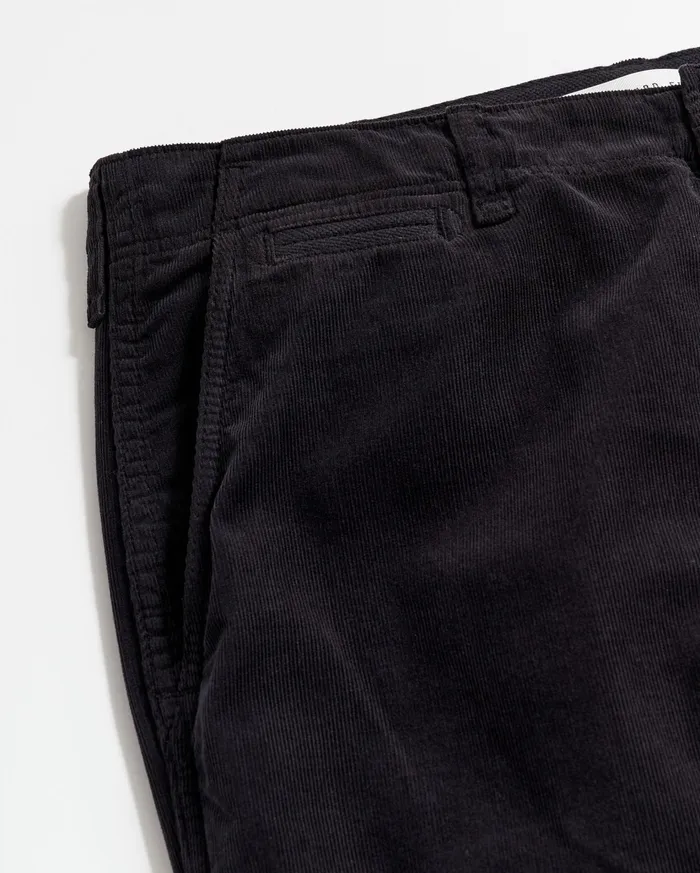 Men Bottoms Billy Reid Cord Chino Pant Black