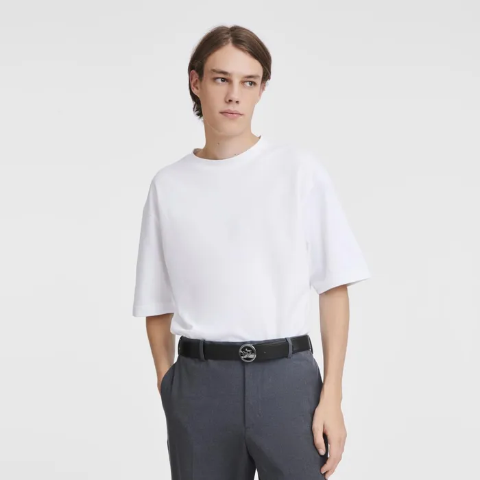 Men BoxTrot Men039s Belt Black Longchamp Belts