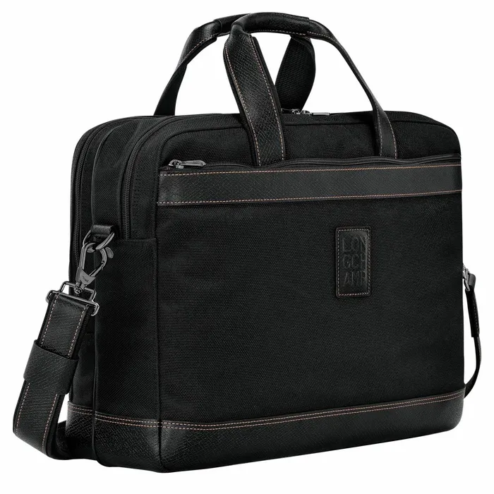 Men Boxford L Briefcase Black Longchamp Briefcase