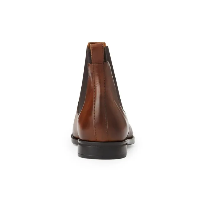 Men Bruno Magli Boots Byron Double Gore Slipon BootCognac