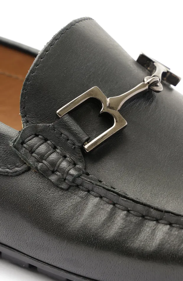 Men Bruno Magli Casual Shoes Xander Leather Driving Moccasin 8211 Black
