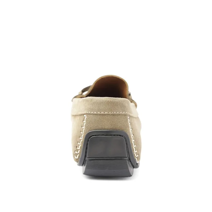 Men Bruno Magli Casual Shoes Xander Suede Driving Moccasin 8211 Taupe