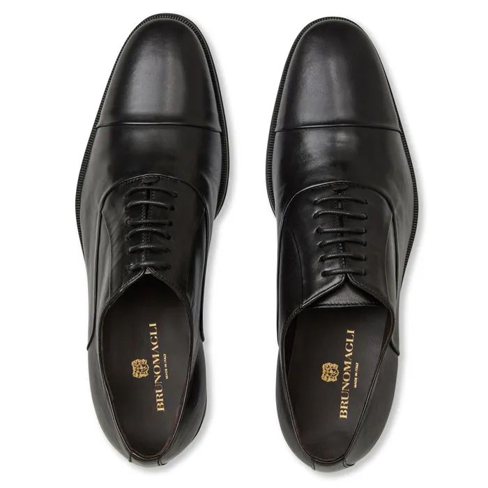 Men Bruno Magli Dress Shoes Maioco Leather Oxford 8211 Black