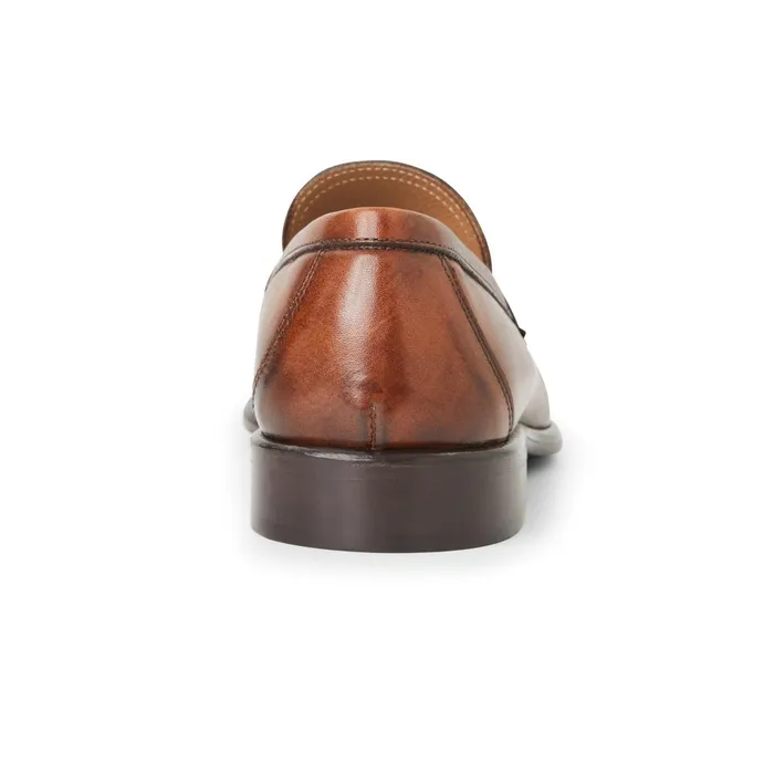 Men Bruno Magli Loafers and Slipons Arden Braided Leather LoaferCognac