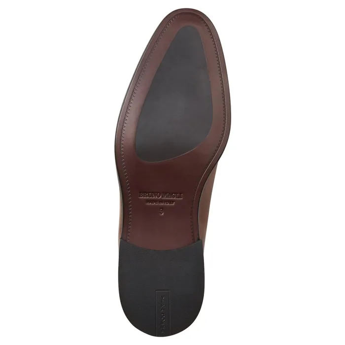 Men Bruno Magli Loafers and Slipons Arden Braided Leather LoaferCognac