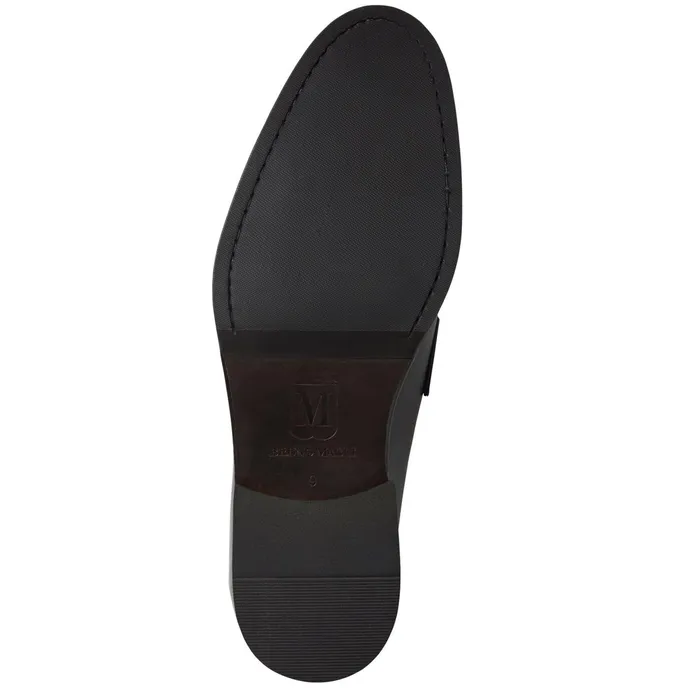 Men Bruno Magli Loafers and Slipons Corrado Bit Leather LoaferBlack