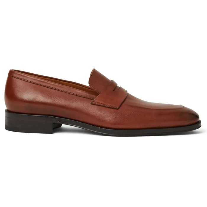 Men Bruno Magli Loafers and Slipons Maioco Slip On Loafer Cognac Leather