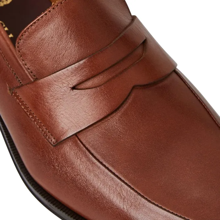 Men Bruno Magli Loafers and Slipons Maioco Slip On Loafer Cognac Leather