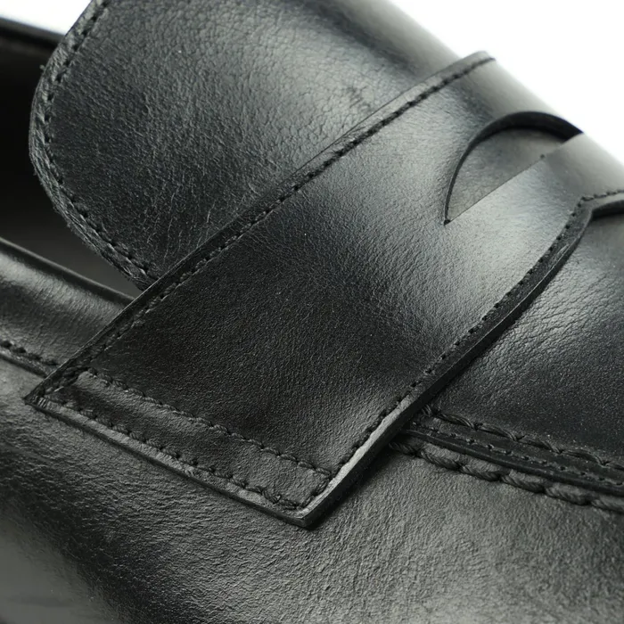 Men Bruno Magli Loafers and Slipons Nathan Penny Loafer 8211 Black