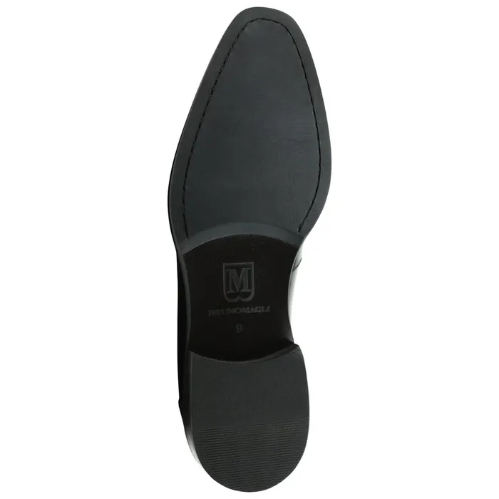 Men Bruno Magli Loafers and Slipons Nathan Penny Loafer 8211 Black