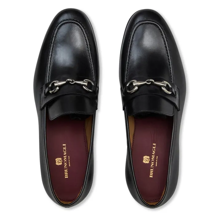 Men Bruno Magli Loafers and Slipons Presley Black