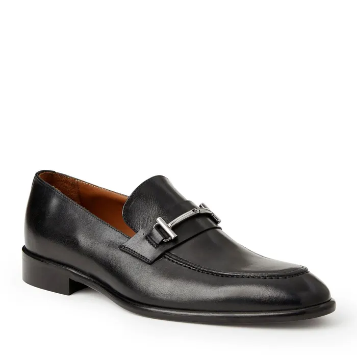 Men Bruno Magli Loafers and Slipons Sante Double Gore Classic Bit Leather LoaferBlack Men Bruno Magli Loafers and Slipons Sante Double Gore Classic Bit Leather LoaferBlack