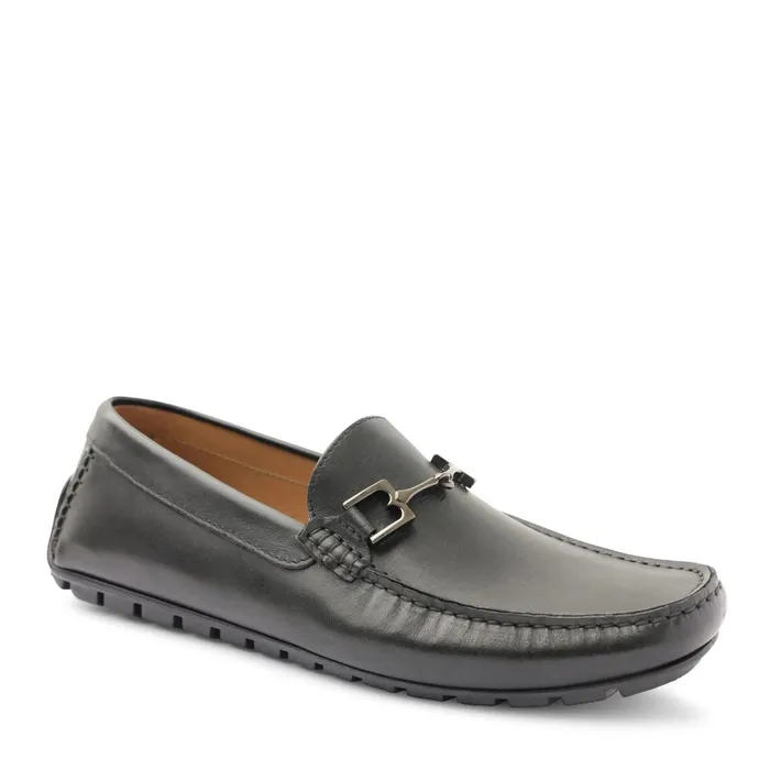 Men Bruno Magli Loafers and Slipons Xander Leather Driving Moccasin 8211 Black