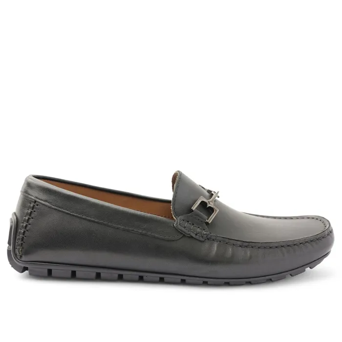 Men Bruno Magli Loafers and Slipons Xander Leather Driving Moccasin 8211 Black