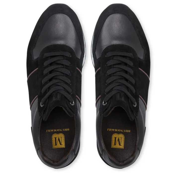 Men Bruno Magli M BY BRUNO MAGLI Brian Classic Sneaker Black Men Bruno Magli M BY BRUNO MAGLI Brian Classic Sneaker Black