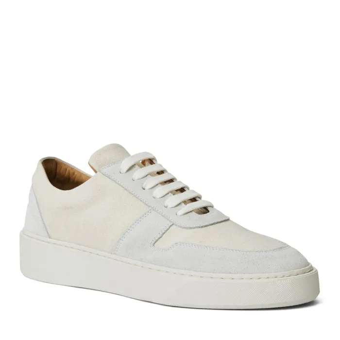 Men Bruno Magli Sneakers Darian Sneaker Off White Canvas