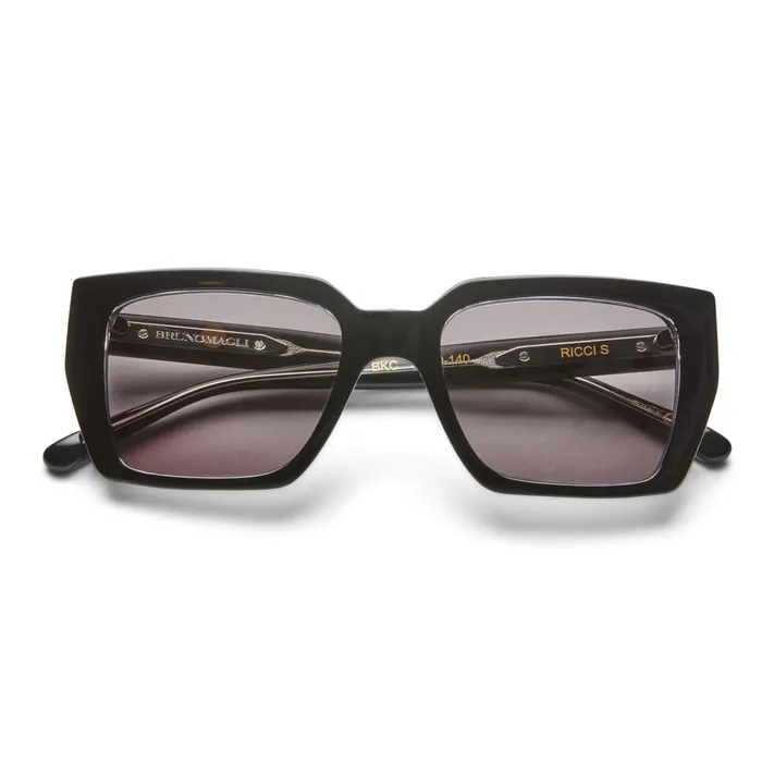 Men Bruno Magli Sunglasses Ricci Sunglasses Black Crystal