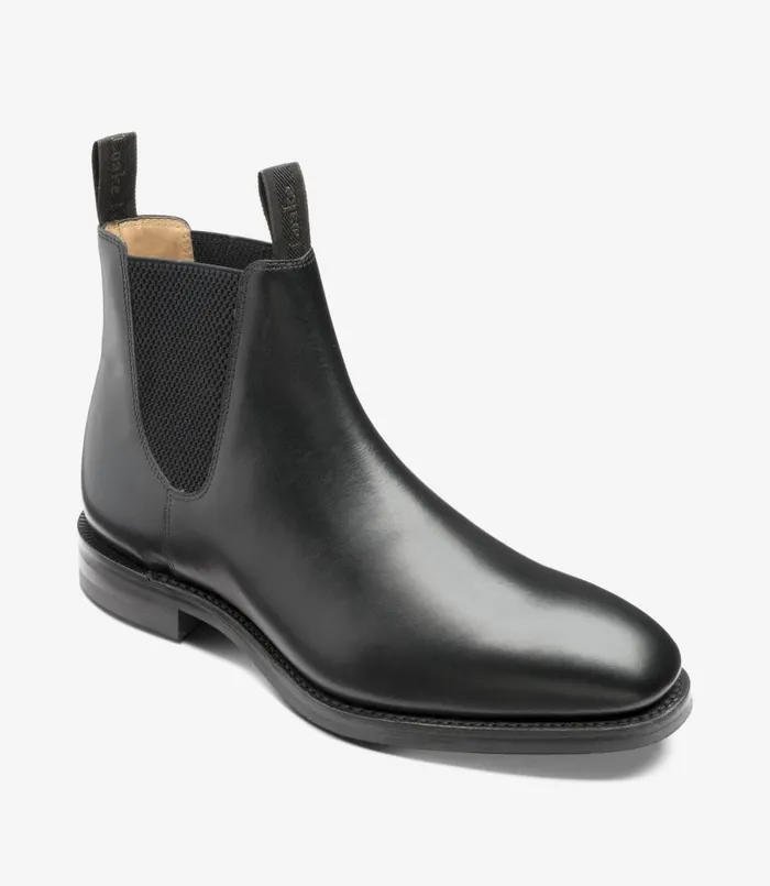 Men Chatsworth Black Loake Boots Men Chatsworth Black Loake Boots