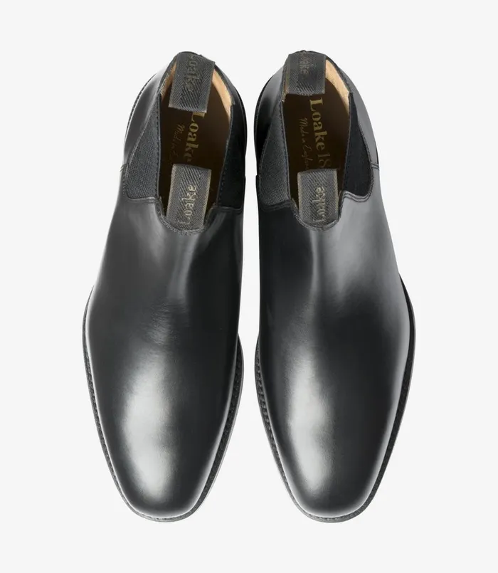 Men Chatsworth Black Loake Boots Men Chatsworth Black Loake Boots