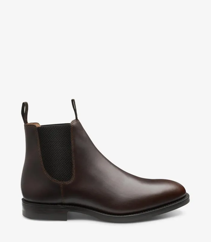 Men Chatsworth Dark Brown Waxy Loake Boots