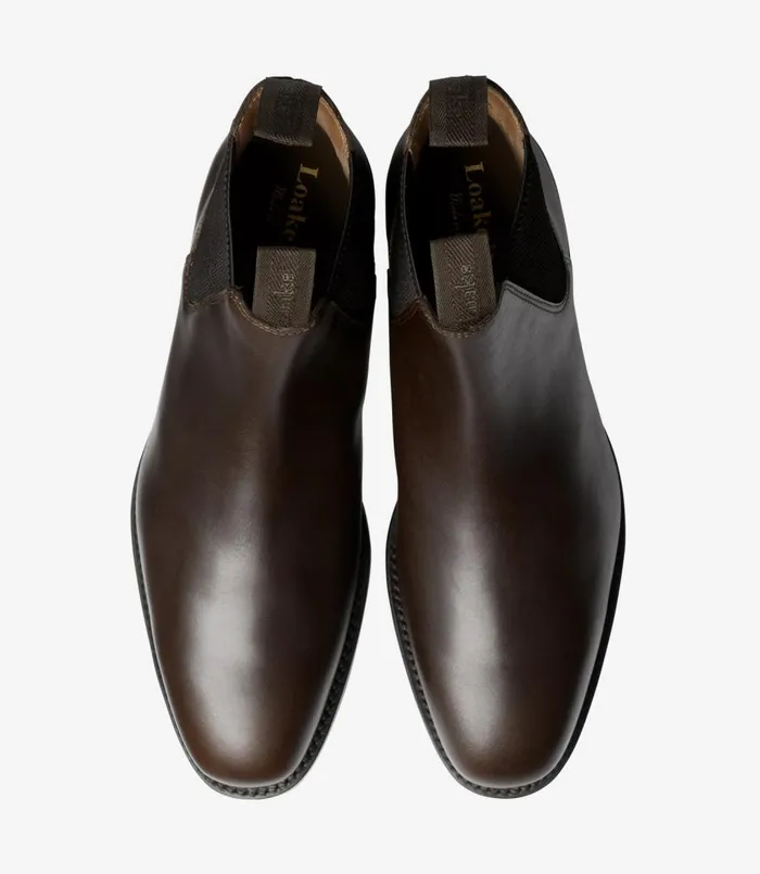 Men Chatsworth Dark Brown Waxy Loake Boots Men Chatsworth Dark Brown Waxy Loake Boots