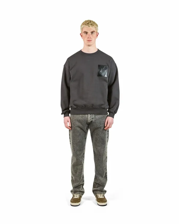 Men Crew Neck 8211 Midnight Blue Paris Philippe Model Paris Knitwear And Sweatshirts