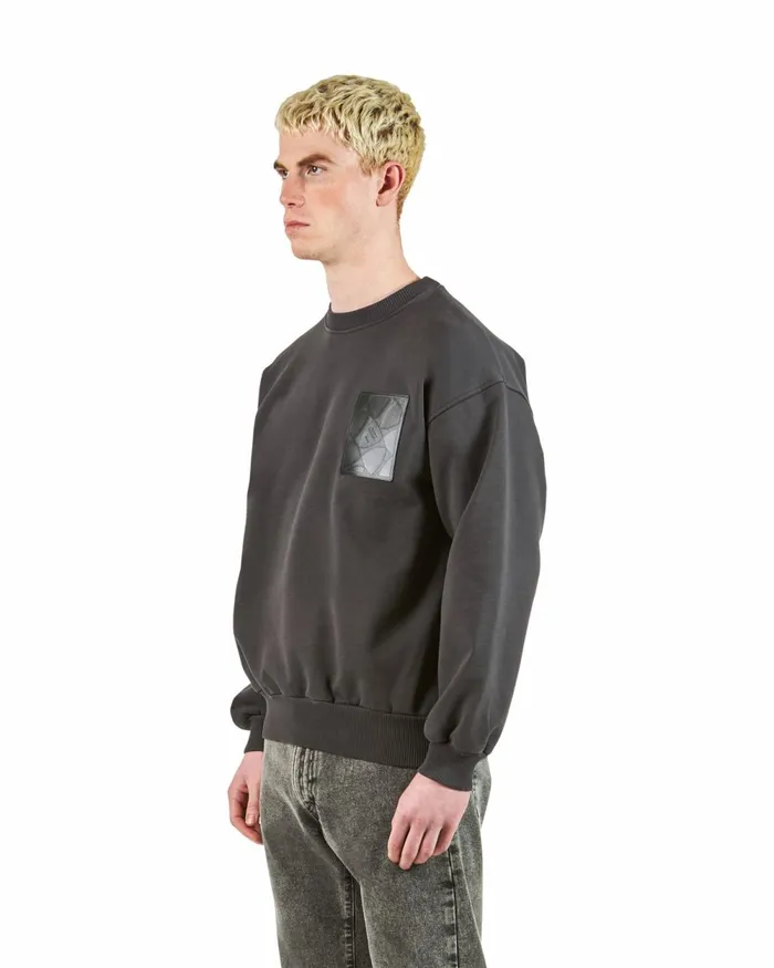 Men Crew Neck 8211 Midnight Blue Paris Philippe Model Paris Knitwear And Sweatshirts