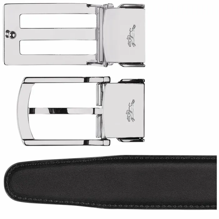 Men Delta Box BlackNavy Longchamp Belts