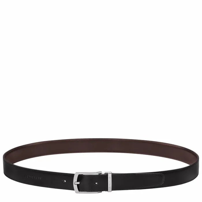 Men Delta Box Men039s Belt BlackMocha Longchamp Belts