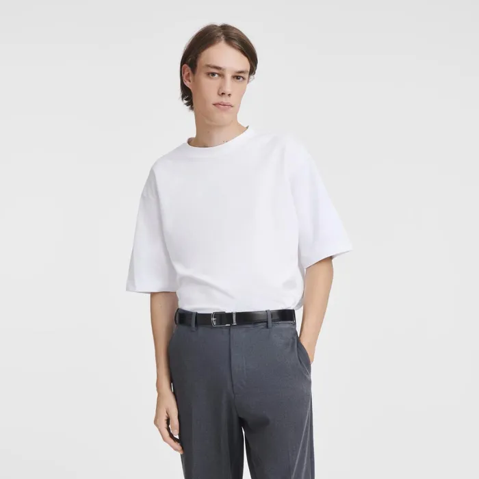 Men Delta Box Men039s Belt BlackMocha Longchamp Belts