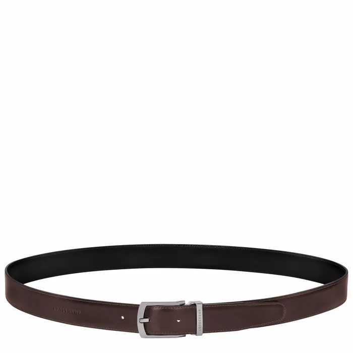 Men Delta Box Men039s Belt BlackMocha Longchamp Belts