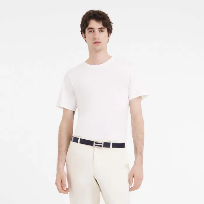 Men Delta Box Men039s Belt Set BlackNavy Longchamp Belts