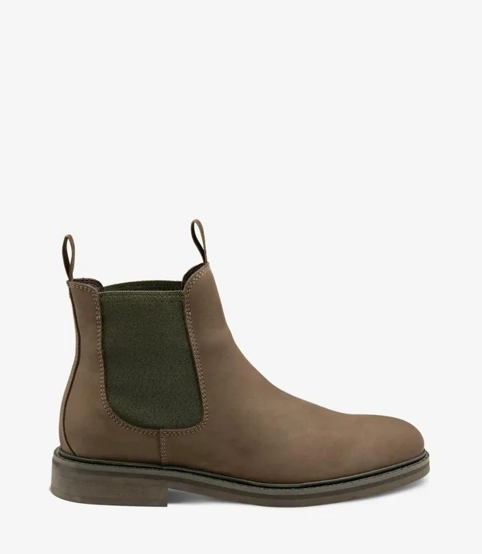 Men Ducksworth Brown Oiled Nubuck Loake Boots