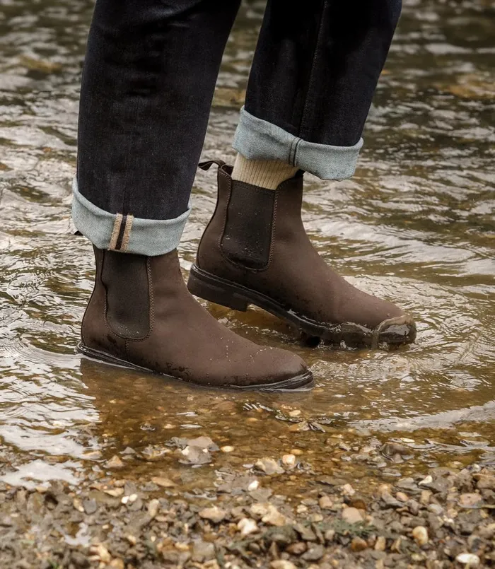 Men Ducksworth Brown Oiled Nubuck Loake Boots